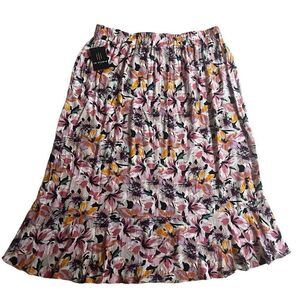 IN STUDIO FLORAL Long Boho Skirt size 1X